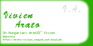 vivien arato business card